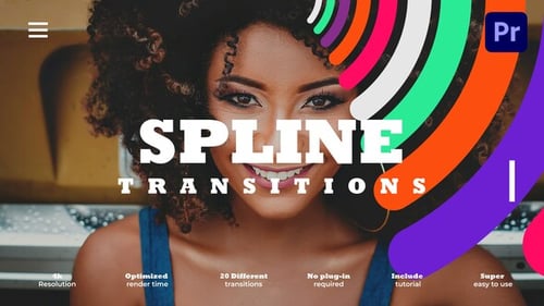 Modern Geometric Spline Circle Transitions