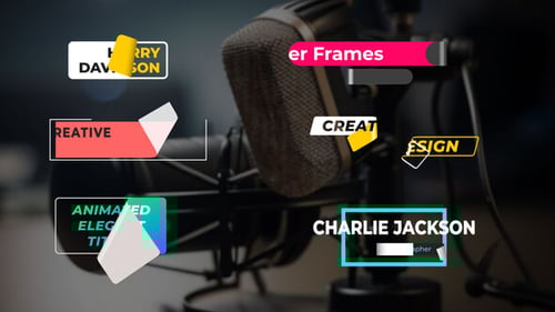 Dynamic Folding Text Reveals and Lower Thirds