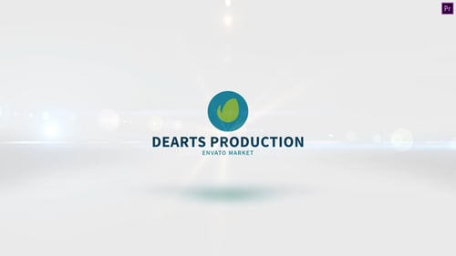 Clean Light Burst Minimal Logo Reveal