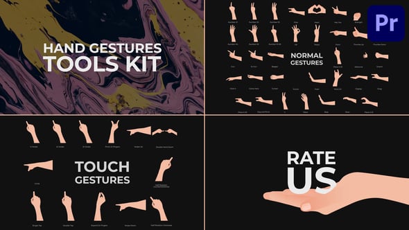 Animated Hand Gestures Toolkit for User Interface and UX Design ...