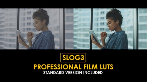 Slog3 Professional Film and Standard Color LUTs