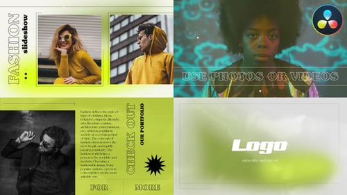 Modern Fashion Slideshow | DaVinci Resolve