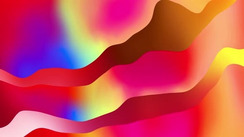 Vibrant Abstract Fluid Wave Motion Background