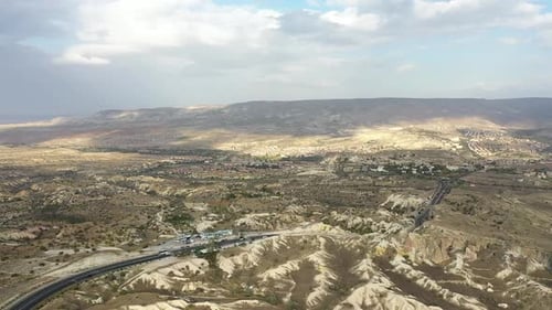 Paysages de Cappadoce photographiés sur un Drone, Turquie