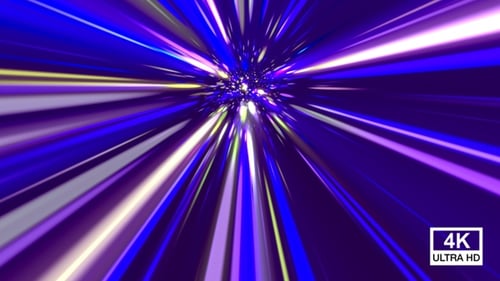 Buntes bewegliches Licht Burst 4K
