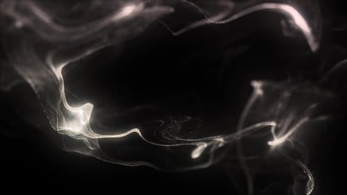 Abstract Silver Particles