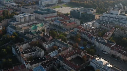 High Angle View of Palaces in Old Town District