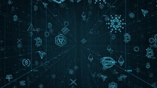 Crypto Blockchain Digitales Datennetzwerk