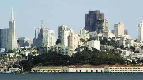 San Francisco Skyline Panorama on a Bright Day