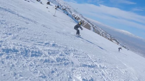 Professioneller Snowboarder