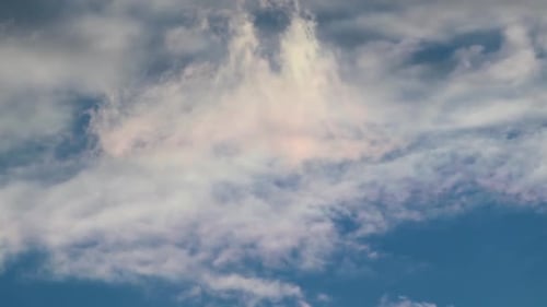 Ciel Théâtral : nuages, vue sur fond de paysage nuageux