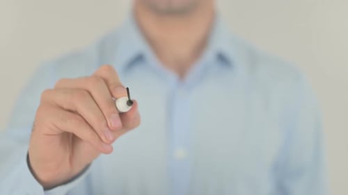 Hand Writing Warranty on Clear Surface