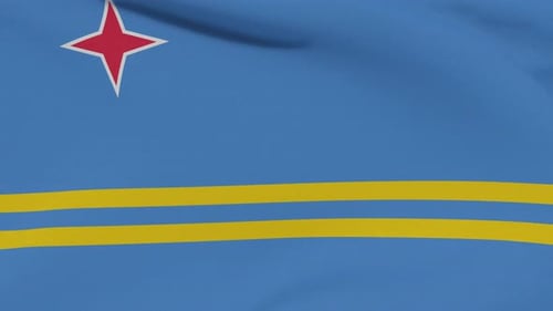 Flagge Aruba Patriotismus Nationale Freiheit Seamless Loop