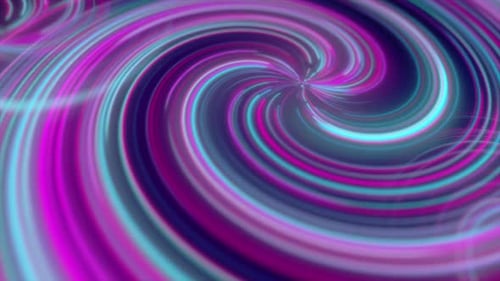 Abstract Neon Swirling Lines Vortex Background
