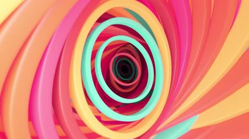 3D Abstract Background 4K