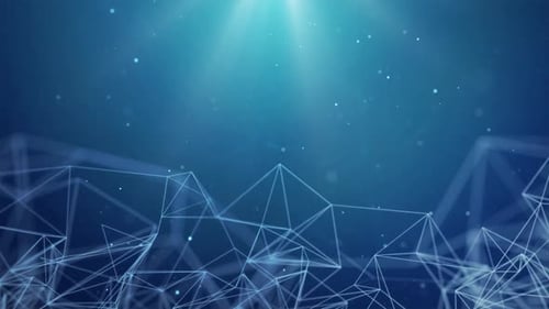 Abstract Digital Plexus Network Loop Background