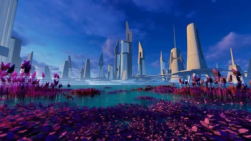 Cidade fantástica do planeta