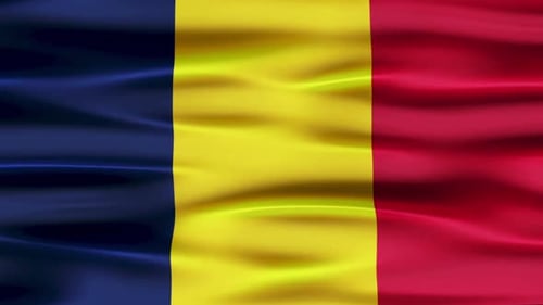 Realistic Waving National Flag Loop