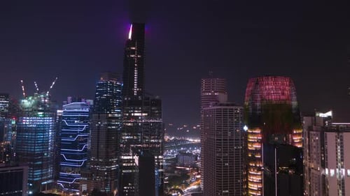 Gebäude in der Nacht der Stadt