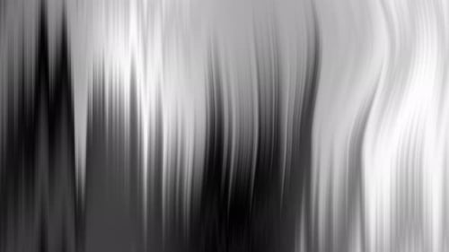 Dynamic Abstract Black and White Flowing Lines Loop