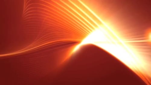 Abstract Fluid Glowing Lines Background Animation