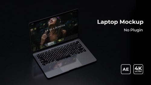 Laptop Mockup 4K | Web Promo