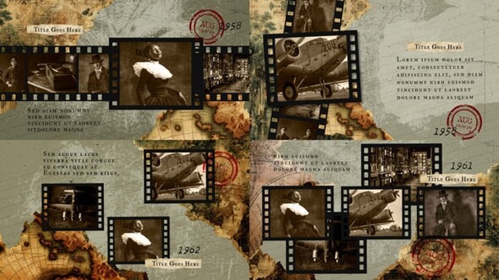Dynamic Photo Slideshow with Torn Paper Collage Effects, Titles ft ...