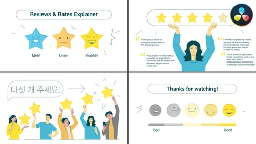 Animated Explainer for Customer Reviews and Product Ratings