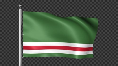 Realistic Waving Flag Animation with Alpha Channel
