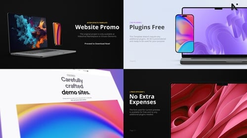 Animated Website | App Promo Mockup