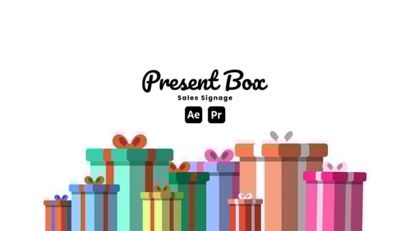 Present Sale Signage, Titles ft. animated text & bargains - Envato