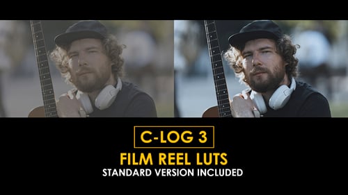C-Log3 Footage Film Look Color Grading LUTs