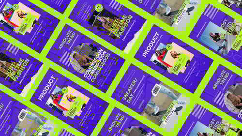 Dynamic Fashion Product Showcase for Social Media Stories