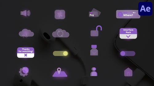 Modern Digital Interface UI UX Elements Pack