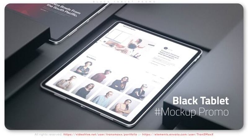 977 Tablet Templates - Editable Video Templates - Envato