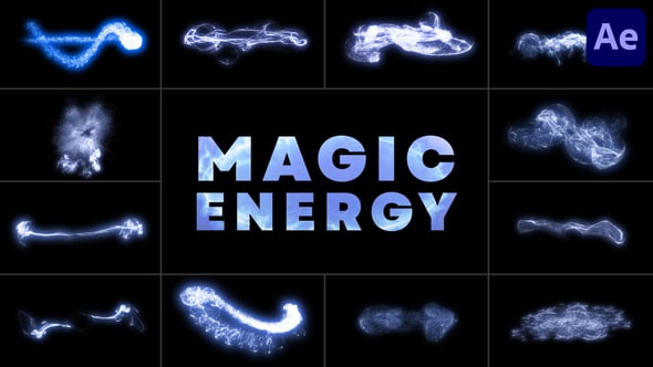 Electric Energy Streaks Pack for Dynamic VFX Transitions, Elements ft ...