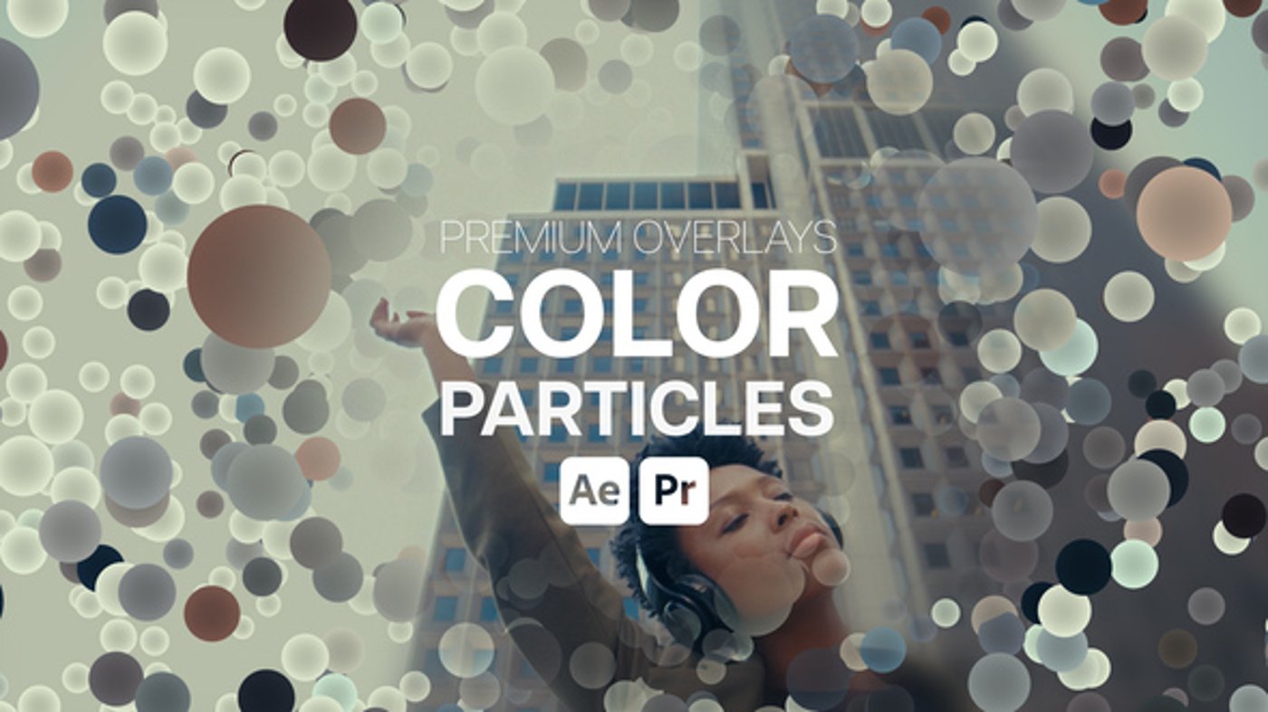 Animated Color Particle Overlay Background, Elements ft. particles ...