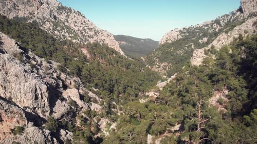 Beautiful high altitude mountain range