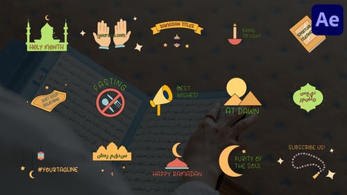 Ramadan Blessings and Celebration Animated Titles