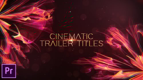 Dynamic Cinematic Opener with Abstract Particle Flow Titles