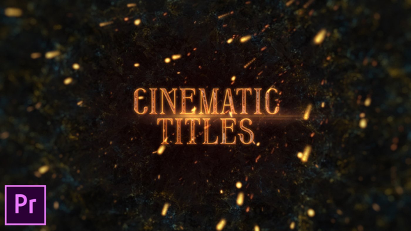 Dramatic Cinematic Opener with Golden Particle Reveals, Titles ft ...