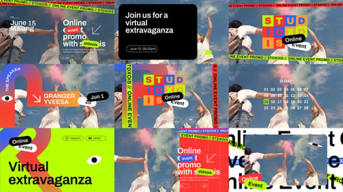 Promoción de evento en línea