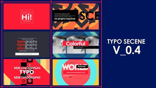 Dynamic Text Animation Pack with Modern Geometric Reveals