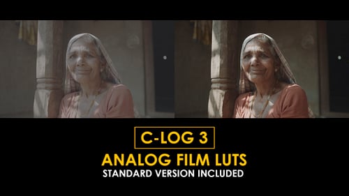 C-Log3 Analog Film and Standard LUTs