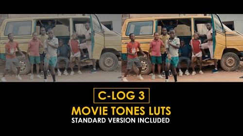 C-Log3 Movie Tones and Standard Color Luts