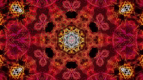Psychedelic Cell Trippy Kaleido