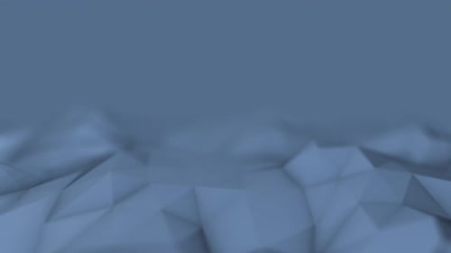 Abstract Geometric Low-Poly Waving Surface Background Animation