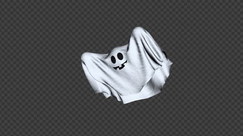 Funny Sheet Ghost - Transparent Loop