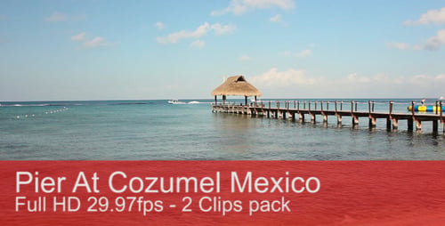 Pier At Cozumel Mexico
