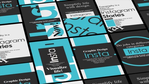Dynamic Typography Instagram Stories Pack for Social Media Promotion